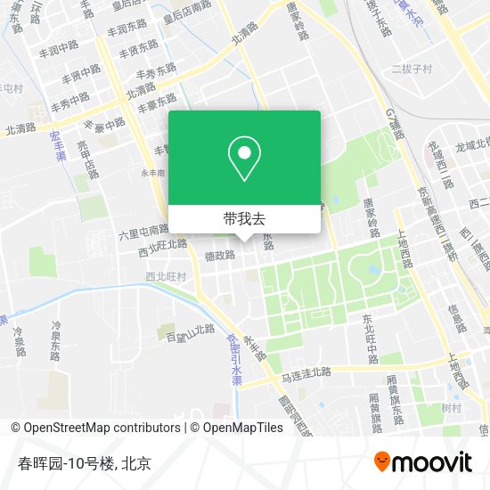 春晖园-10号楼地图