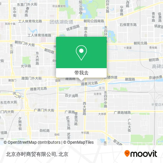 北京亦时商贸有限公司地图
