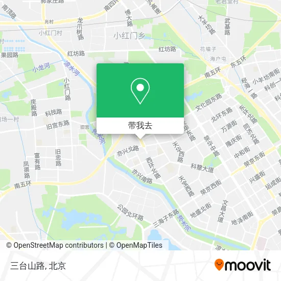 三台山路地图