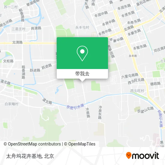 太舟坞花卉基地地图