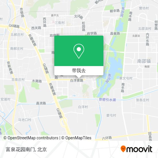 富泉花园南门地图