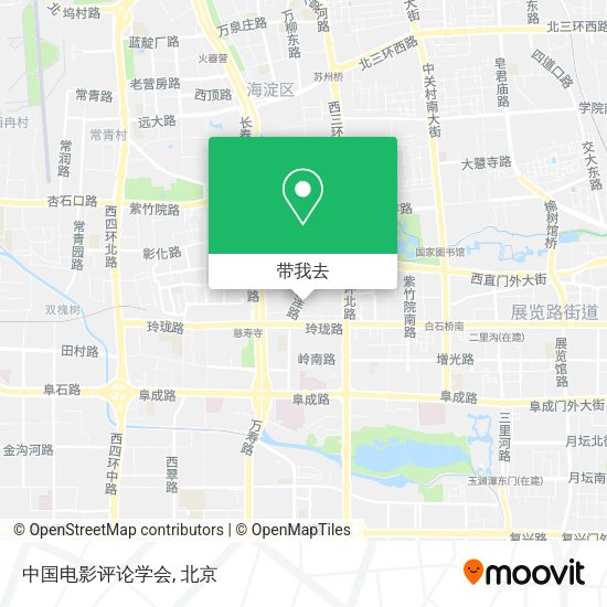 中国电影评论学会地图