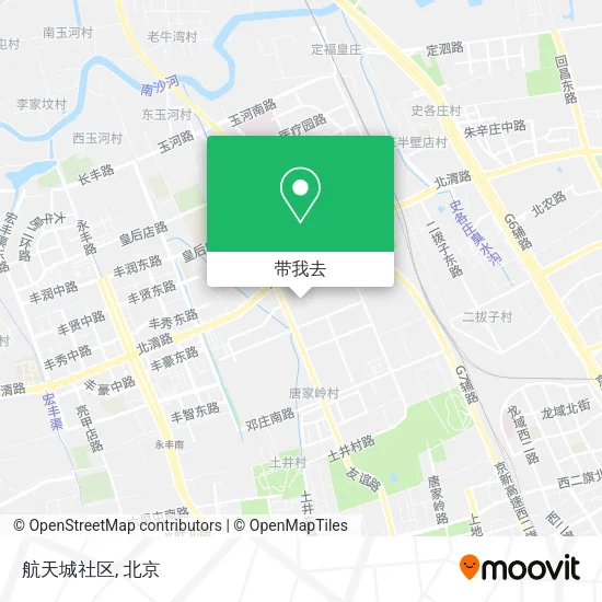 航天城社区地图