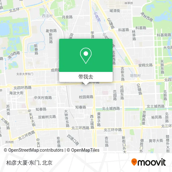 柏彦大厦-东门地图