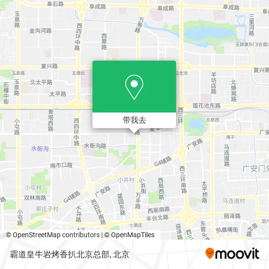 霸道皇牛岩烤香扒北京总部地图