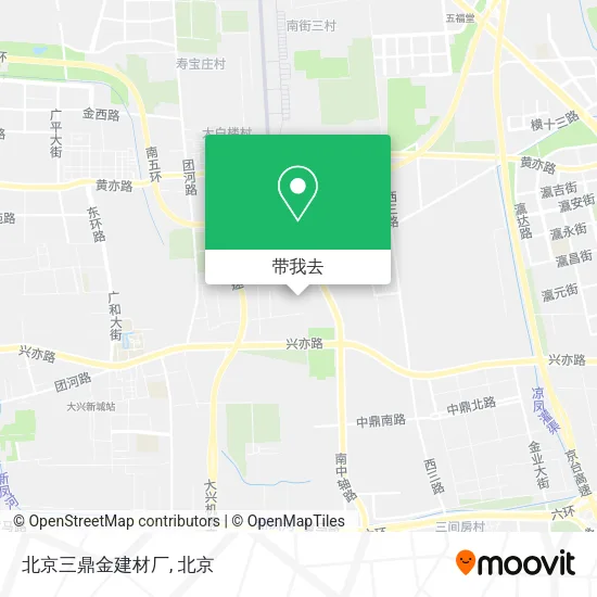 北京三鼎金建材厂地图