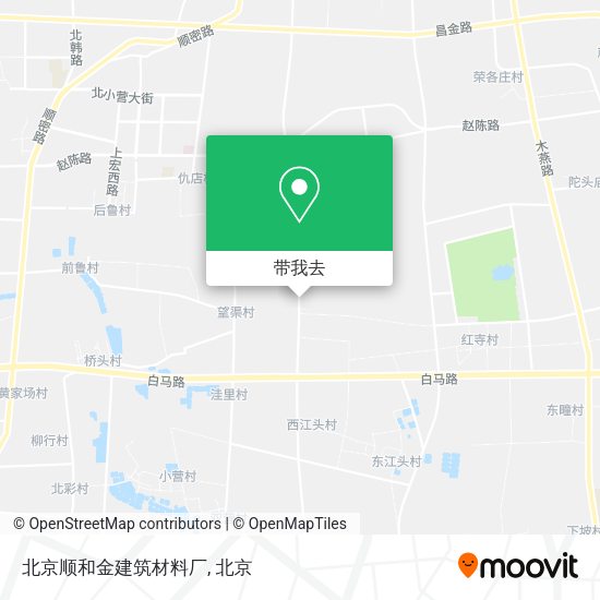 北京顺和金建筑材料厂地图