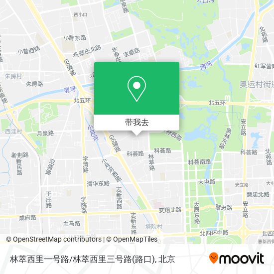 林萃西里一号路/林萃西里三号路(路口)地图