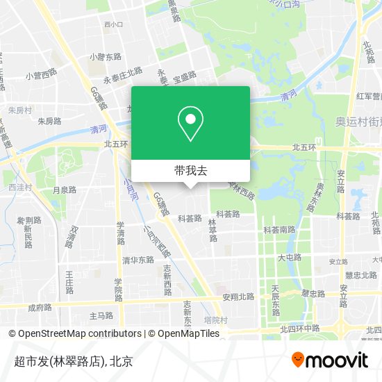 超市发(林翠路店)地图