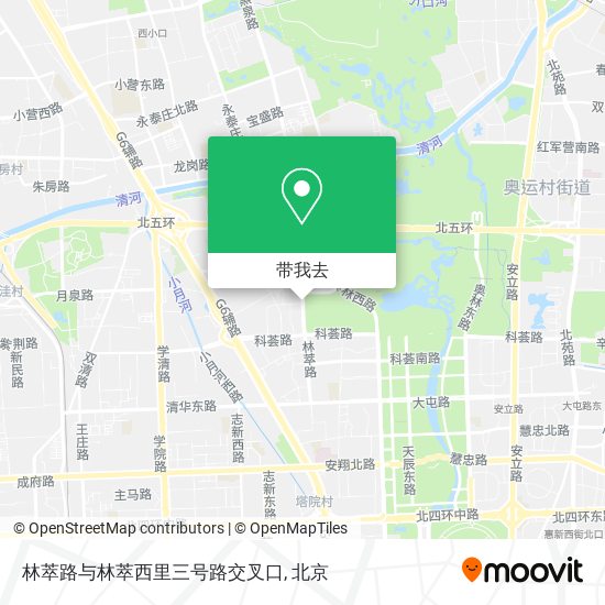林萃路与林萃西里三号路交叉口地图