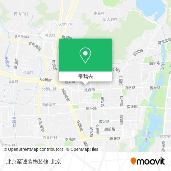北京至诚装饰装修地图