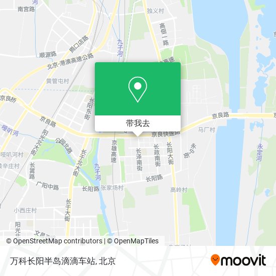 万科长阳半岛滴滴车站地图