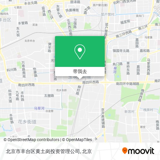 北京市丰台区黄土岗投资管理公司地图