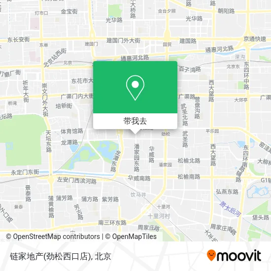 链家地产(劲松西口店)地图