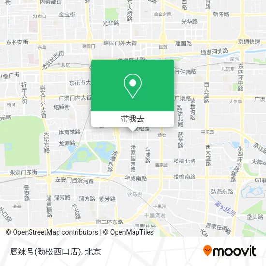 唇辣号(劲松西口店)地图