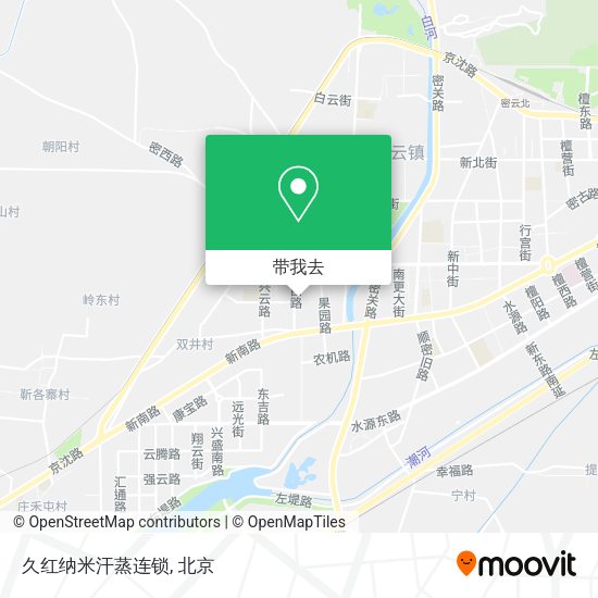 久红纳米汗蒸连锁地图
