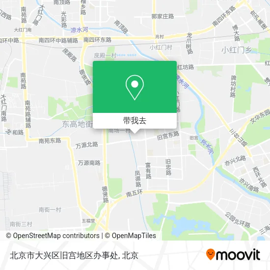 北京市大兴区旧宫地区办事处地图