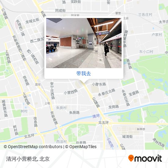 清河小营桥北地图