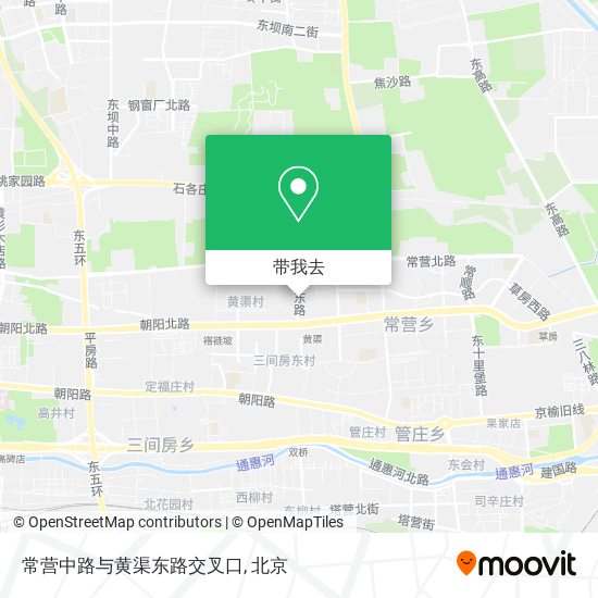常营中路与黄渠东路交叉口地图