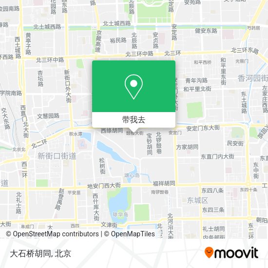 大石桥胡同地图