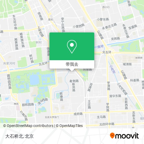 大石桥北地图