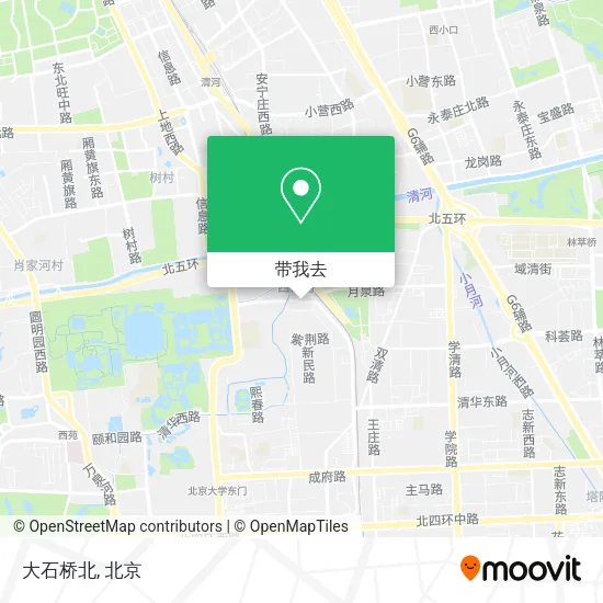 大石桥北地图