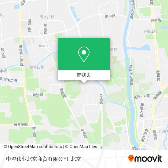 中鸿伟业北京商贸有限公司地图