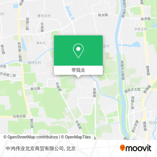 中鸿伟业北京商贸有限公司地图