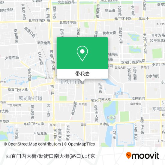 西直门内大街/新街口南大街(路口)地图