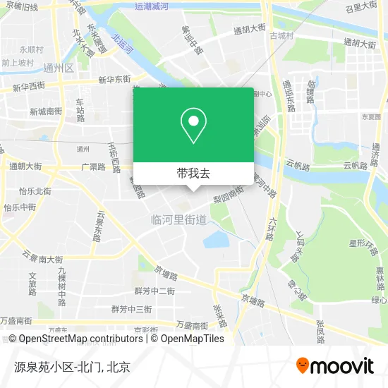 源泉苑小区-北门地图