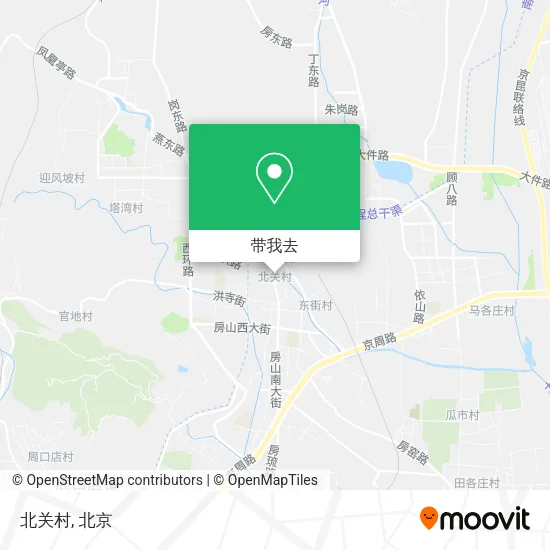 北关村地图