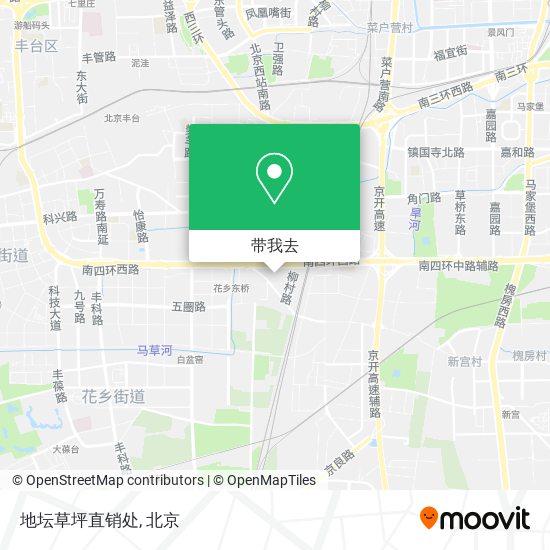 地坛草坪直销处地图