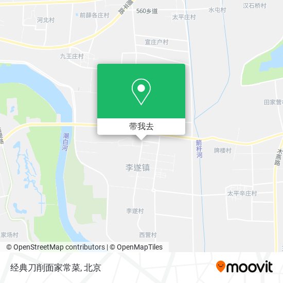 经典刀削面家常菜地图