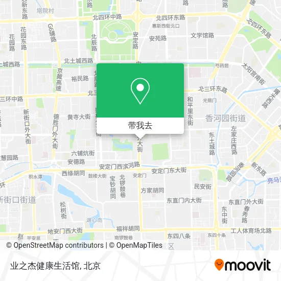 业之杰健康生活馆地图