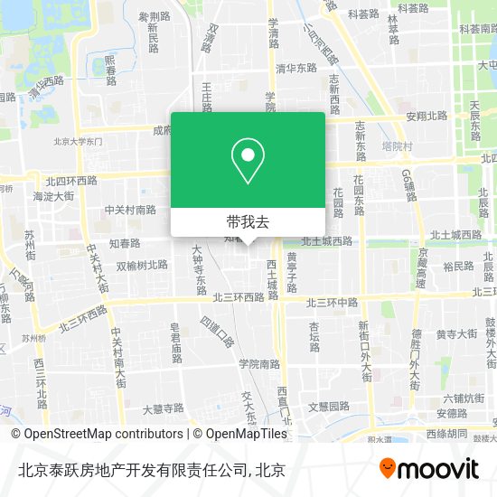 北京泰跃房地产开发有限责任公司地图