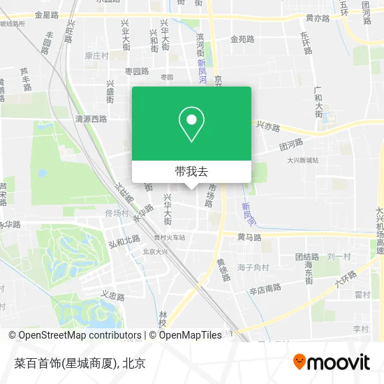 菜百首饰(星城商厦)地图