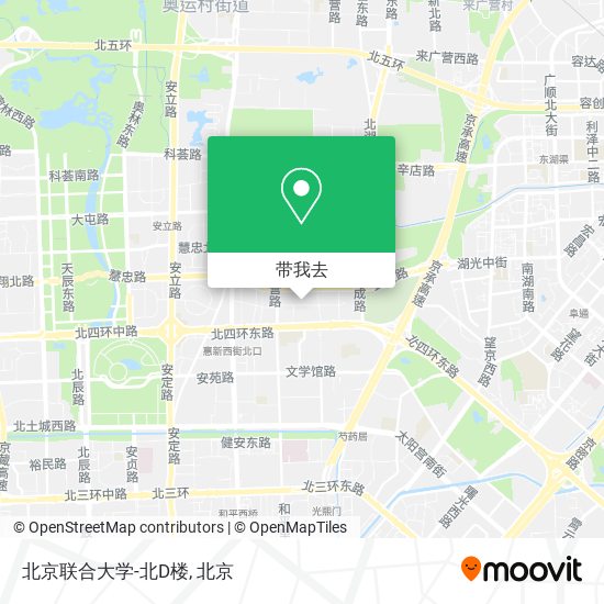 北京联合大学-北D楼地图