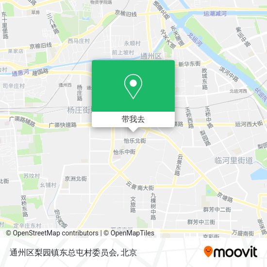 通州区梨园镇东总屯村委员会地图