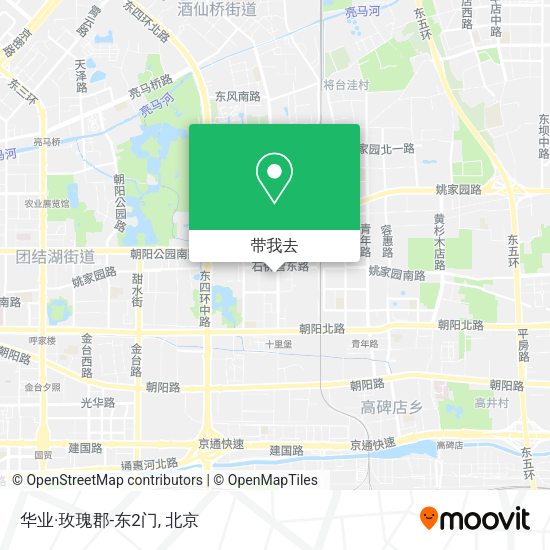 华业·玫瑰郡-东2门地图