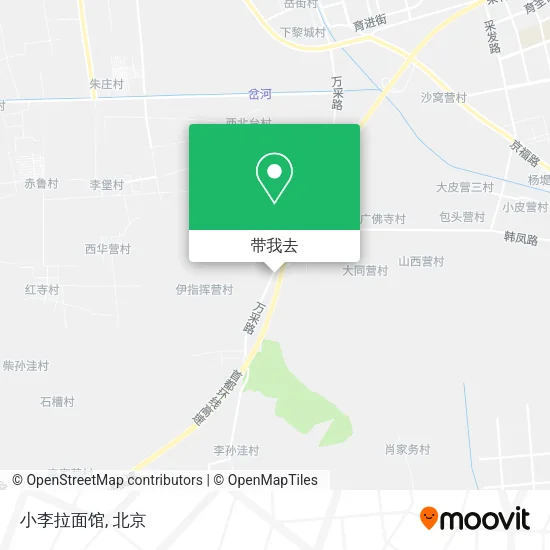 小李拉面馆地图
