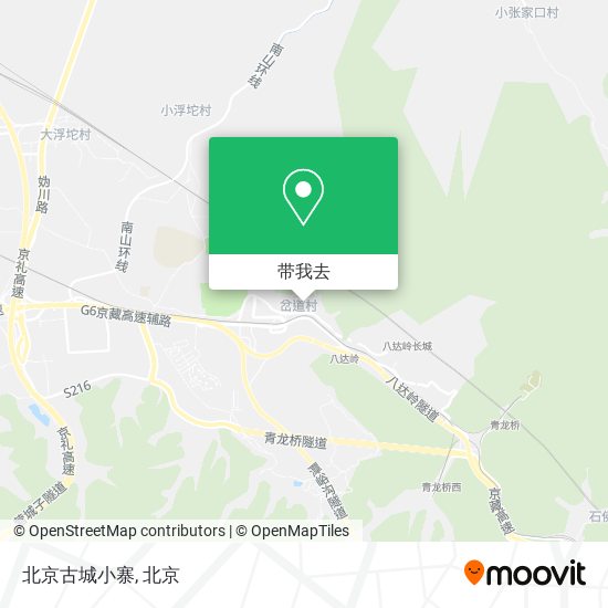 北京古城小寨地图