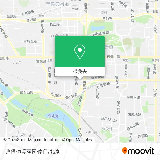 燕保·京原家园-南门地图