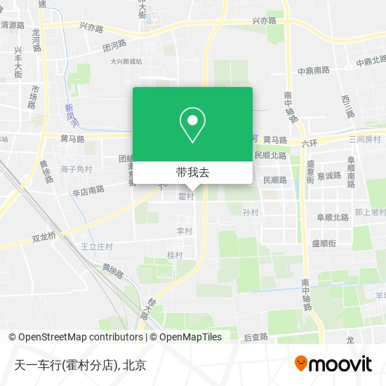 天一车行(霍村分店)地图
