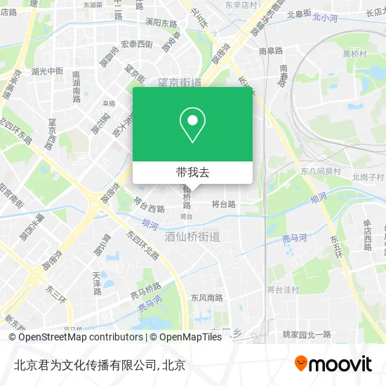北京君为文化传播有限公司地图