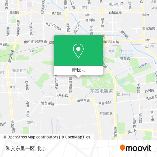 和义东里一区地图