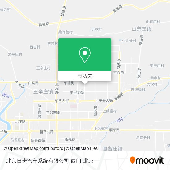 北京日进汽车系统有限公司-西门地图