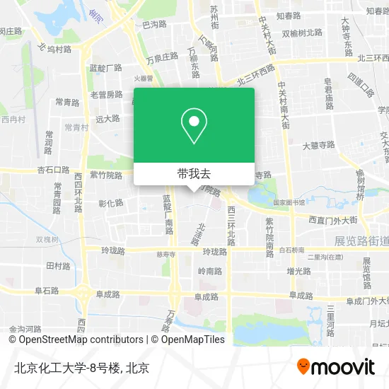 北京化工大学-8号楼地图