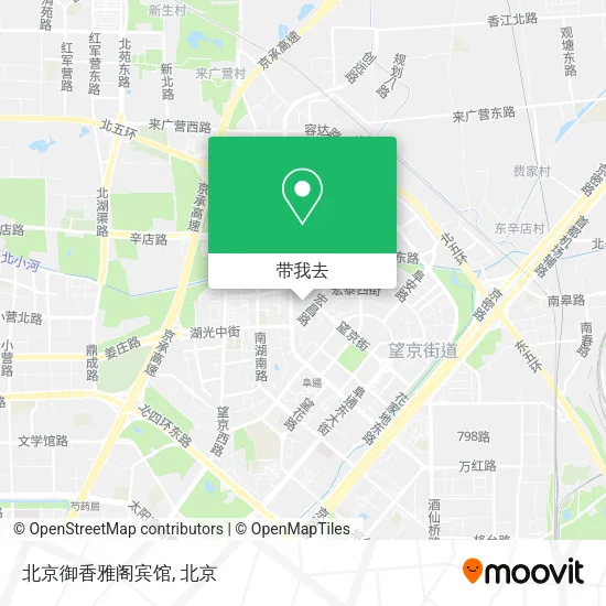 北京御香雅阁宾馆地图