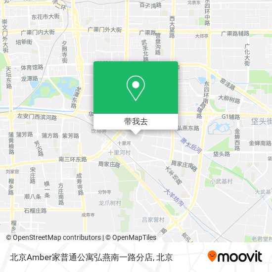 北京Amber家普通公寓弘燕南一路分店地图