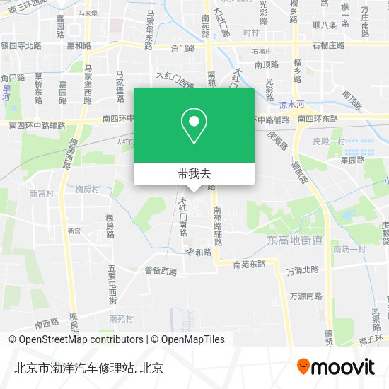 北京市渤洋汽车修理站地图